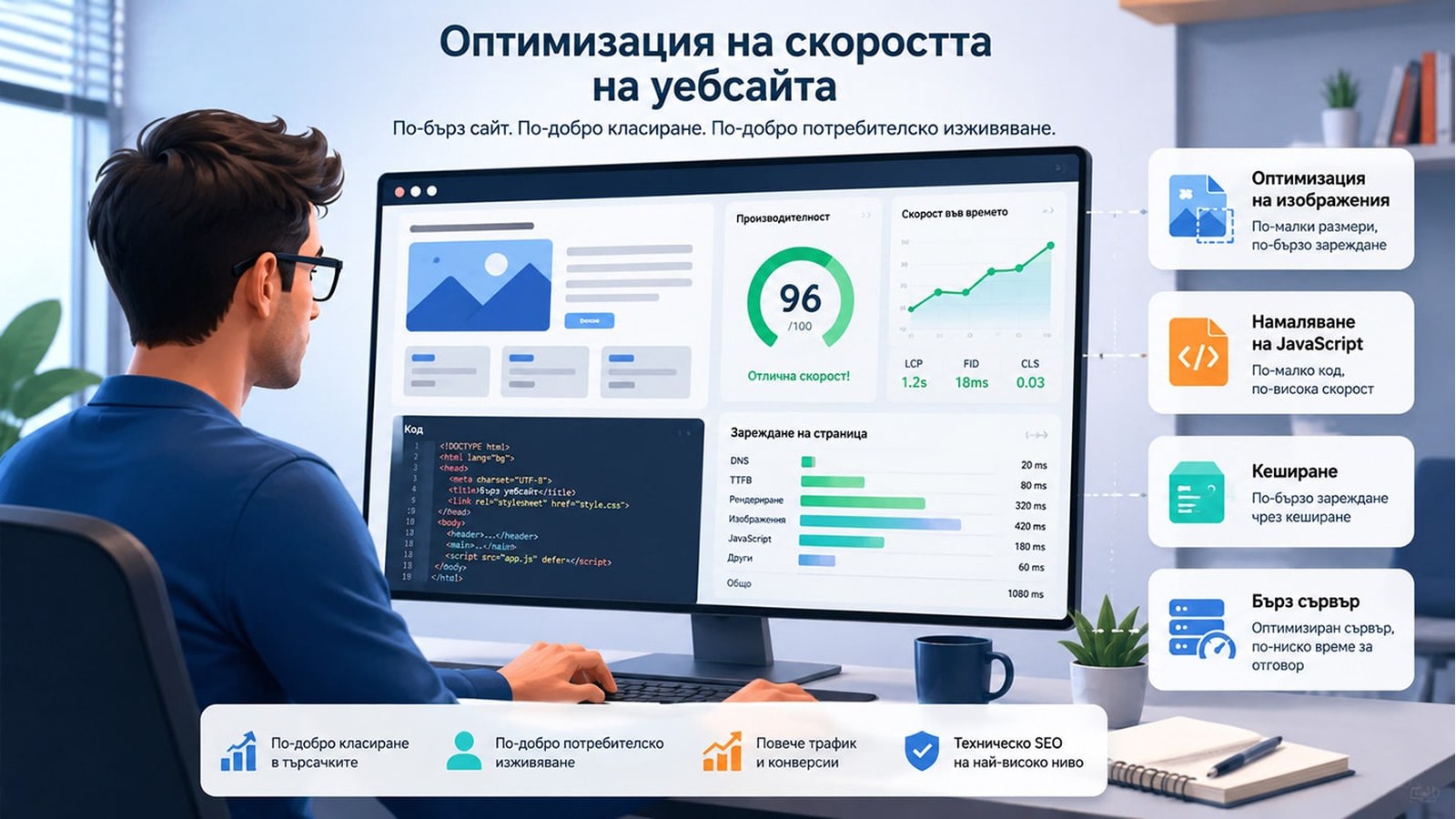 Core Web Vitals и Page Speed оптимизация