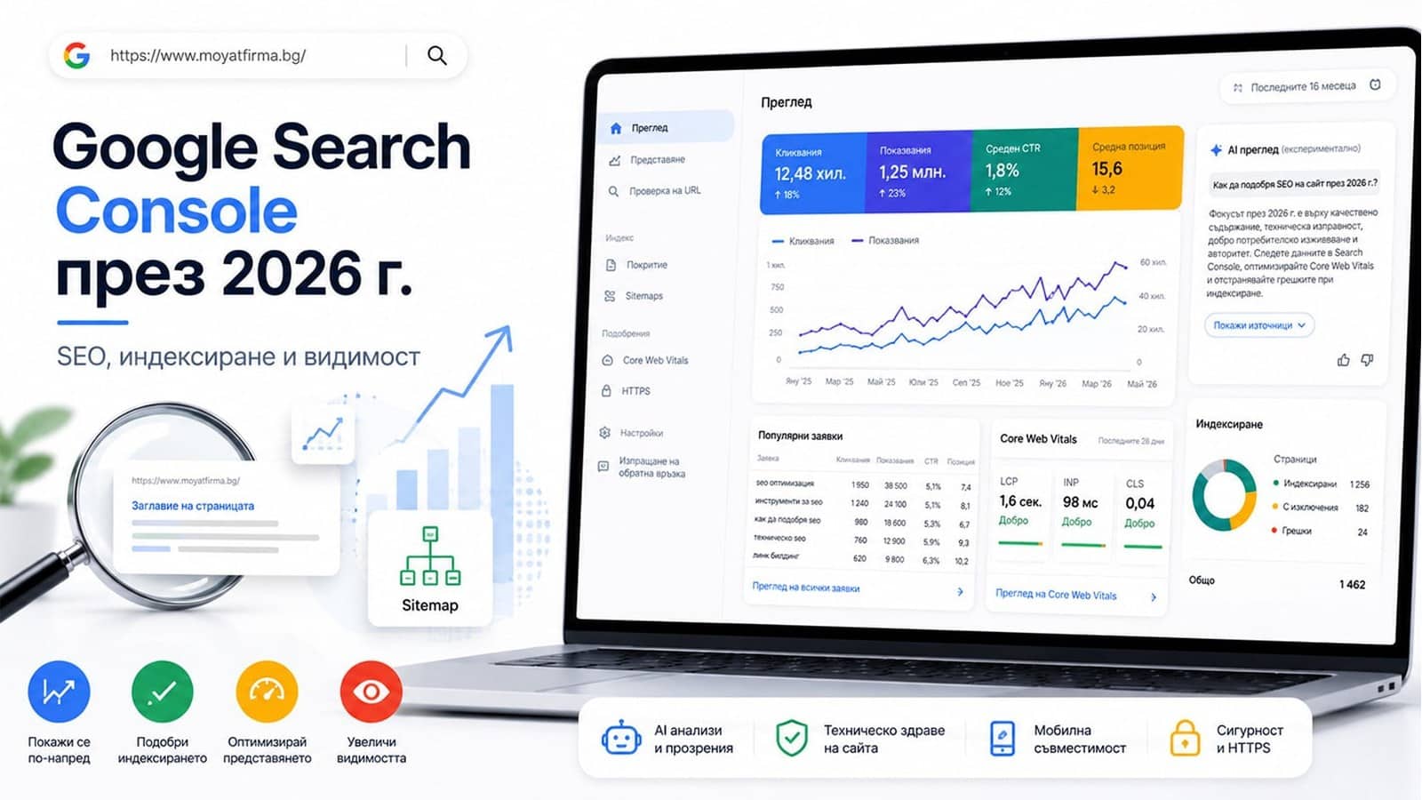 google search console ръководство