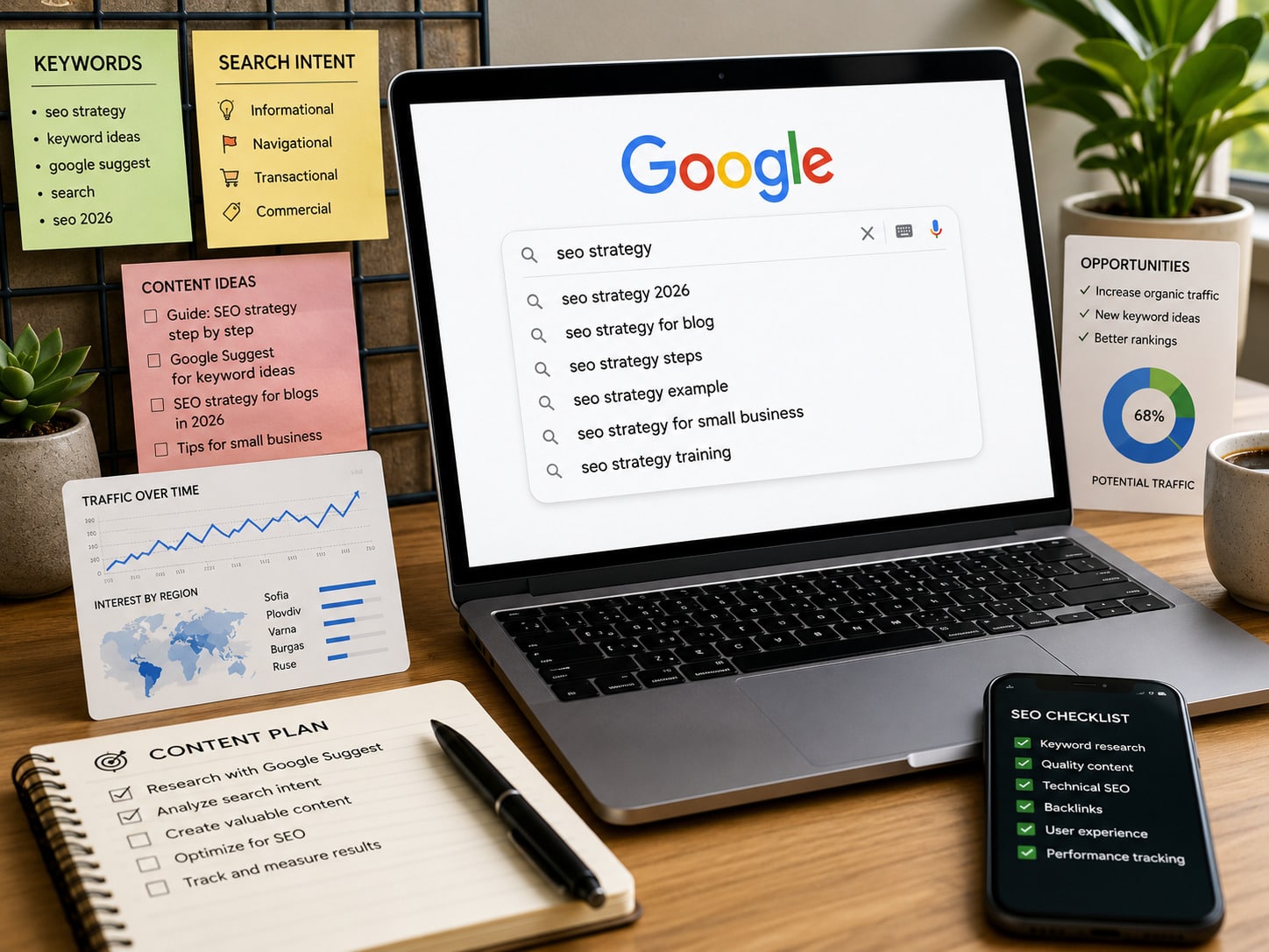 Google Autocomplete and suggest guide seo