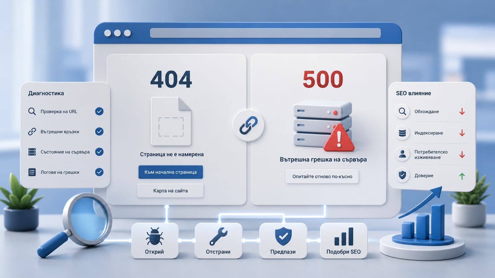 HTTP 404 и 410 за липсваща страница