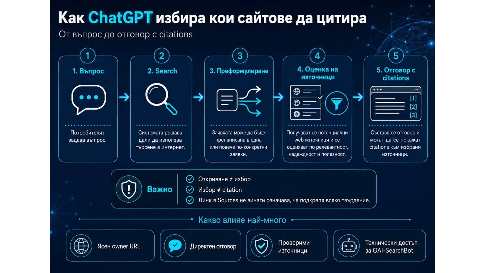 Краткият отговор: как се стига до цитат