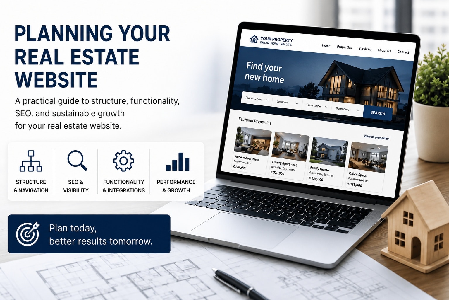 planning a real estate website
