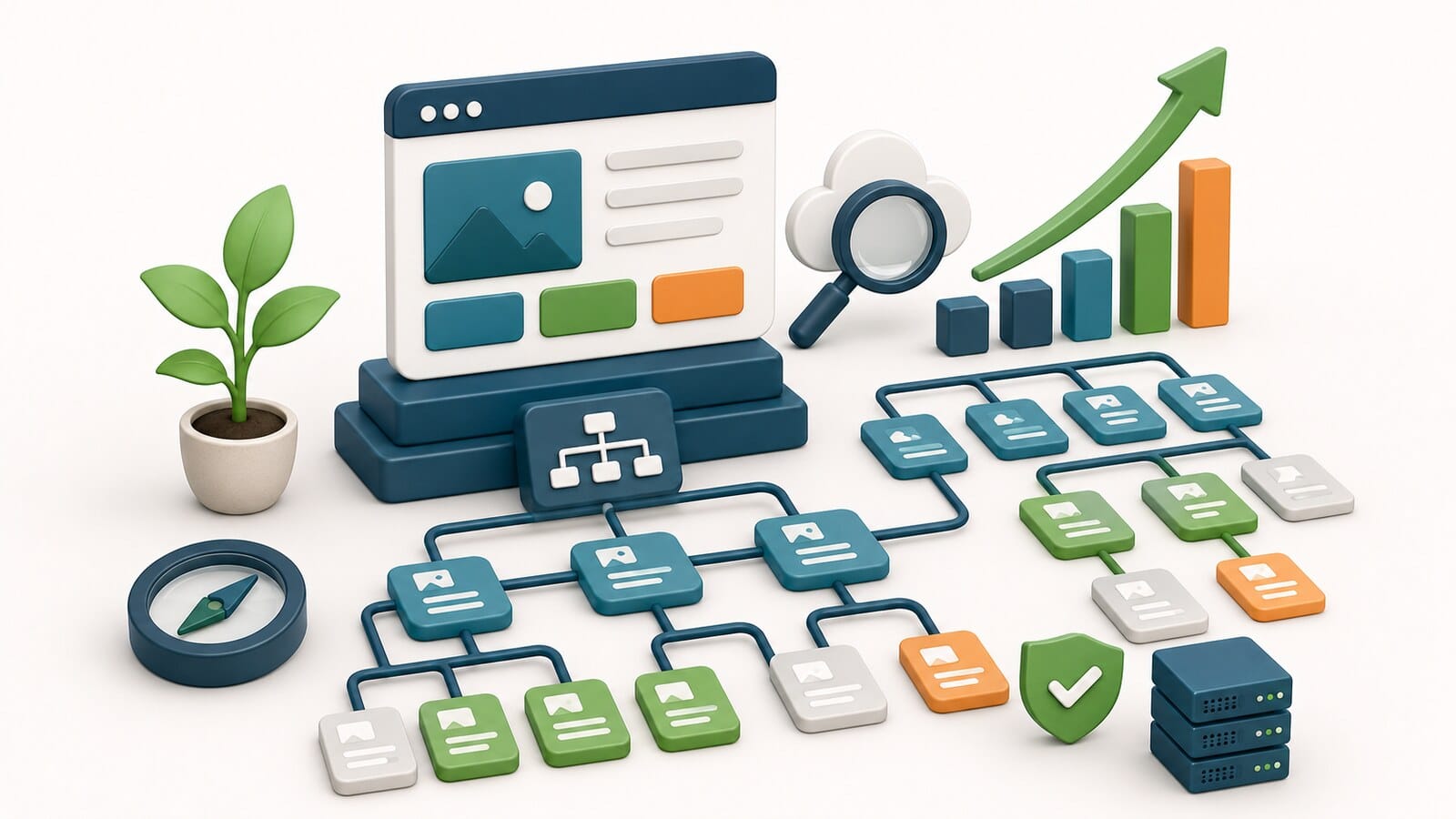 Visual guide to why website structure matters for SEO