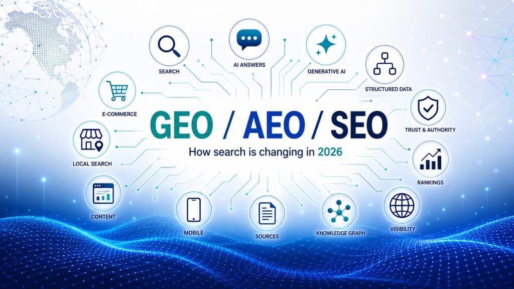 what is geo aeo and seo