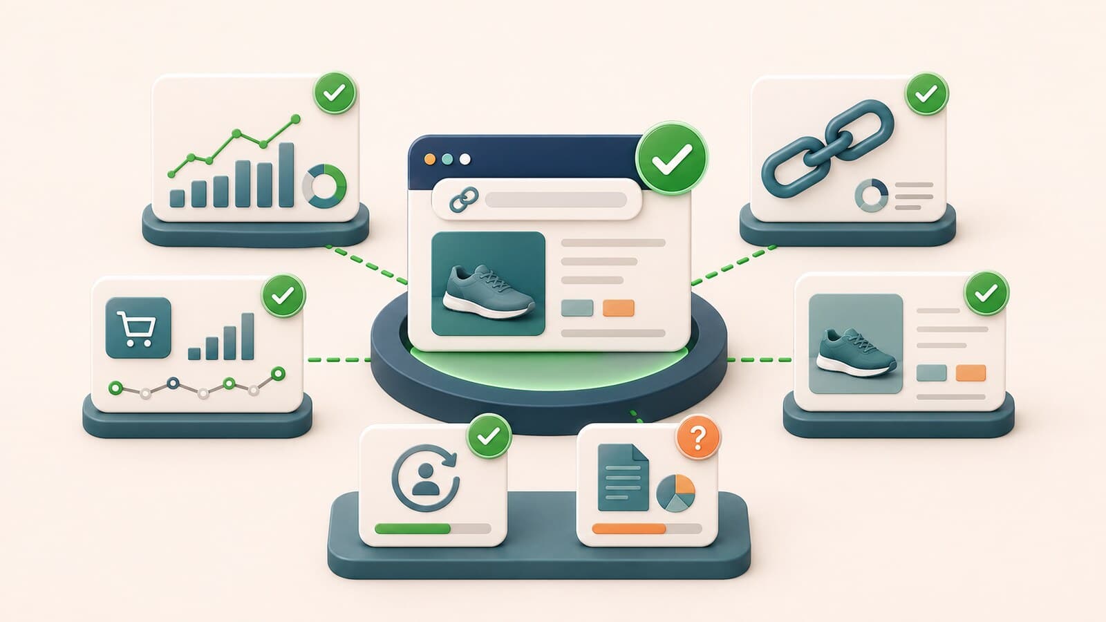 Тест за трафик, backlinks, продажби, заместител, вероятност за връщане и остатъчна полезност