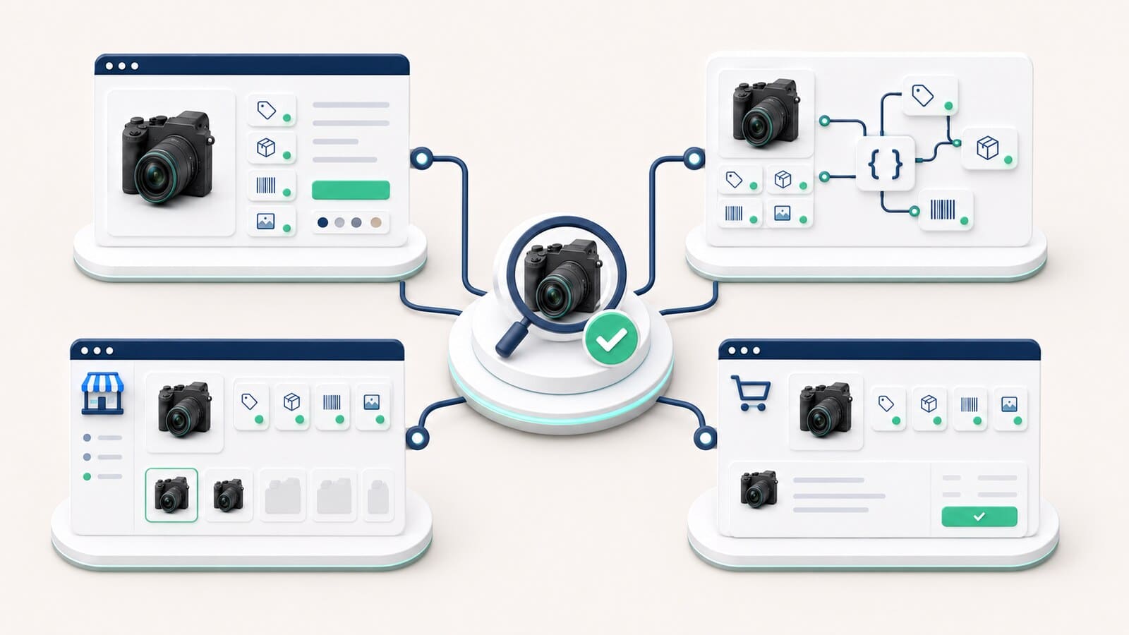 Сравнение на един и същ продукт и атрибути в страница, structured data, Merchant feed и количка